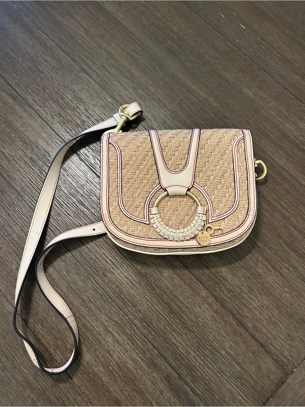 NWOT See by Chloe Hana crossbody in jute